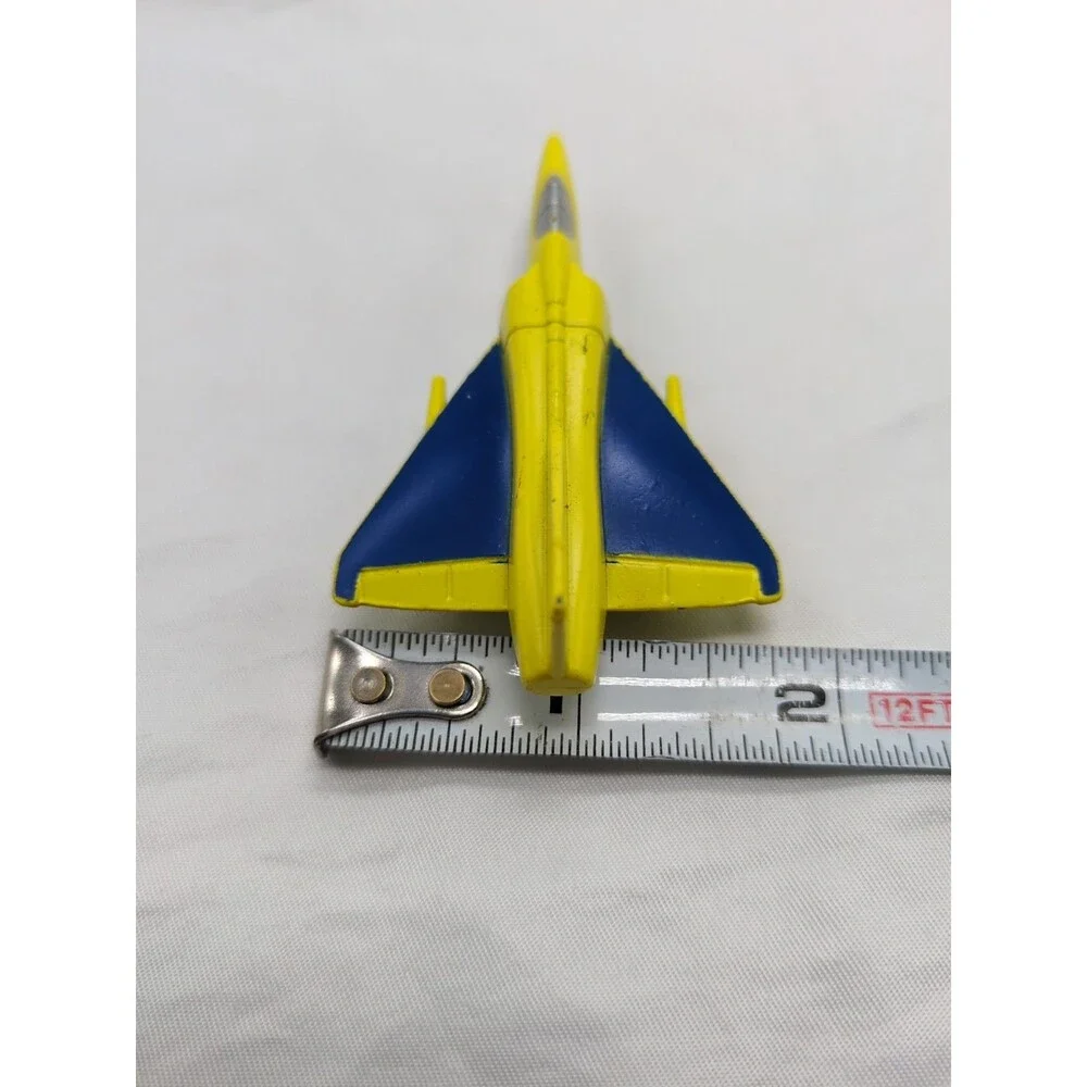 Yellow And Blue Military Fighter Diecast Plane 3